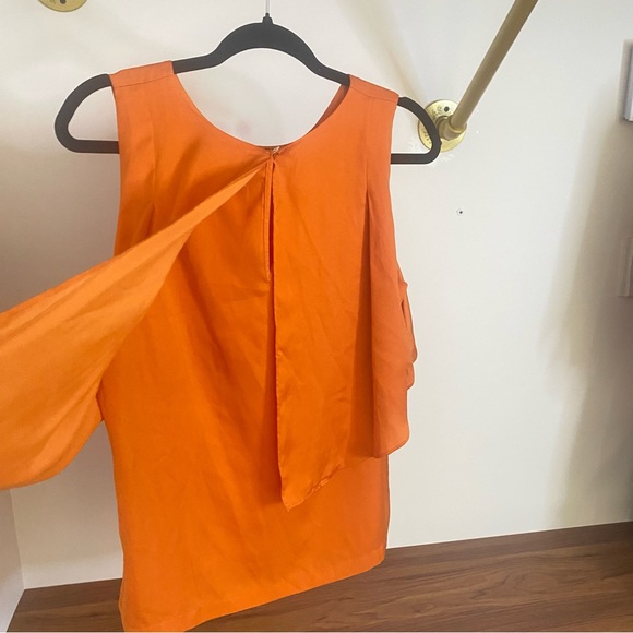 LAST CHANCE BEFORE DELETION MANGO - Orange Flowy Tank - size L - Picture 7 of 9